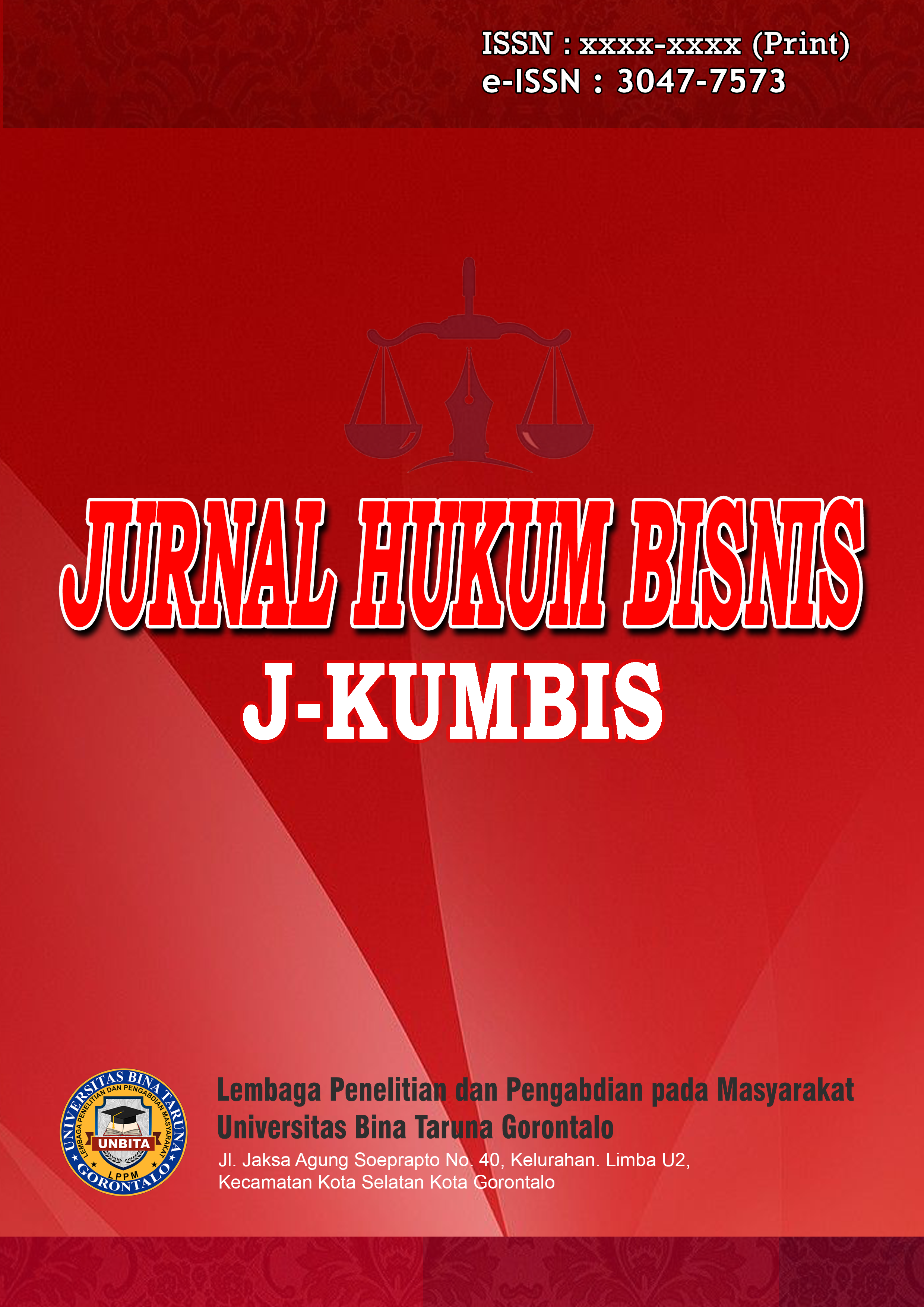					View Vol. 4 No. 2 (2026): Jurnal Hukum Bisnis (J-KUMBIS)
				